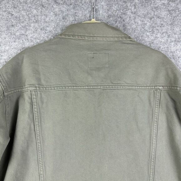 Old Navy Jacket Womens Medium Boyfriend Utility Button Front Casual Layering NEW - Picture 11 of 14